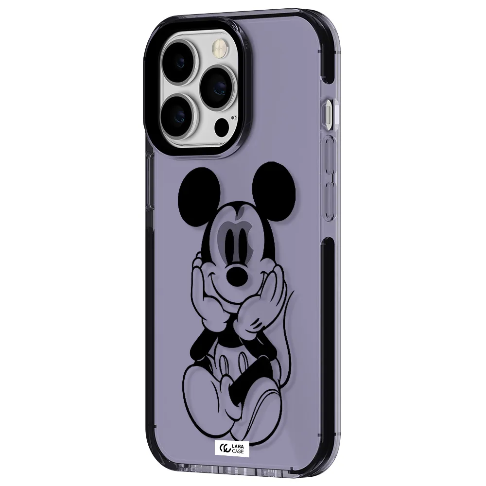 a cartoon of a mouse Apple iPhone 13 Pro impact Lilac Case