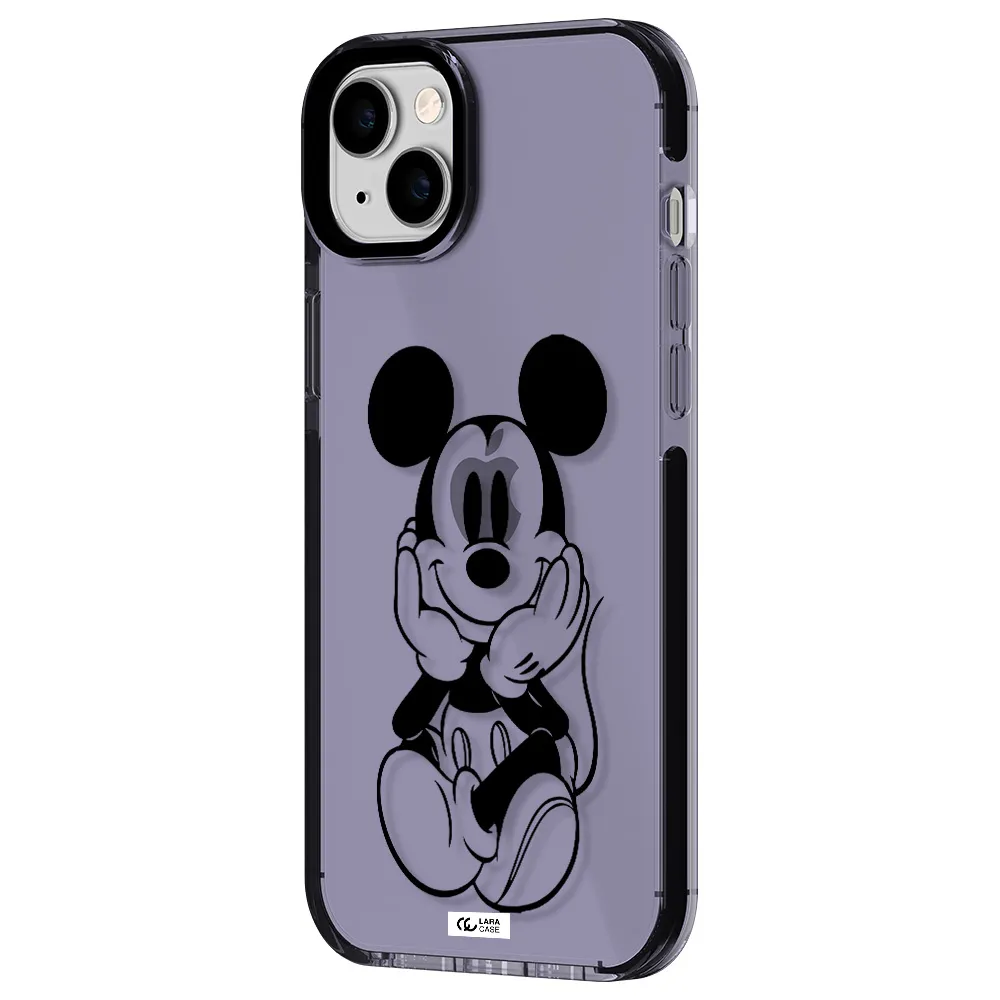 a cartoon of a mouse Apple iPhone 14 plus impact Lilac Case