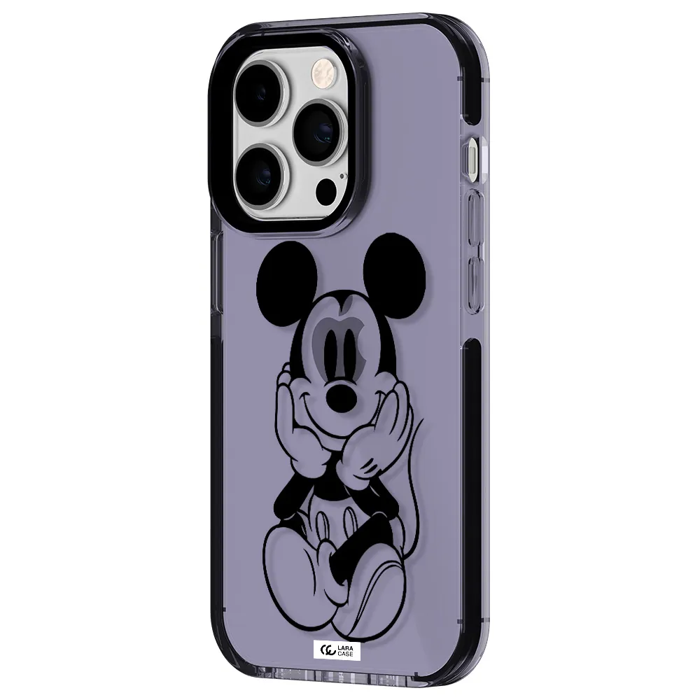a cartoon of a mouse Apple iPhone 14 pro impact Lilac Case