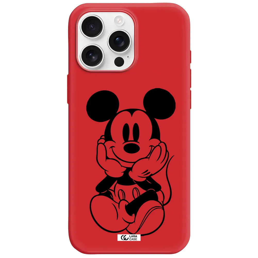 A Cartoon Of A Mouse Apple Iphone 16 Pro Max Silicone Stone Case