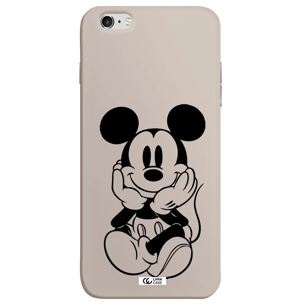 a cartoon of a mouse Apple iPhone 6 s plus Silicone Stone Case