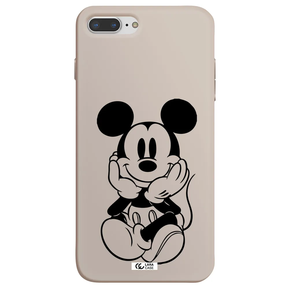 a cartoon of a mouse Apple iPhone 7 plus Silicone Stone Case