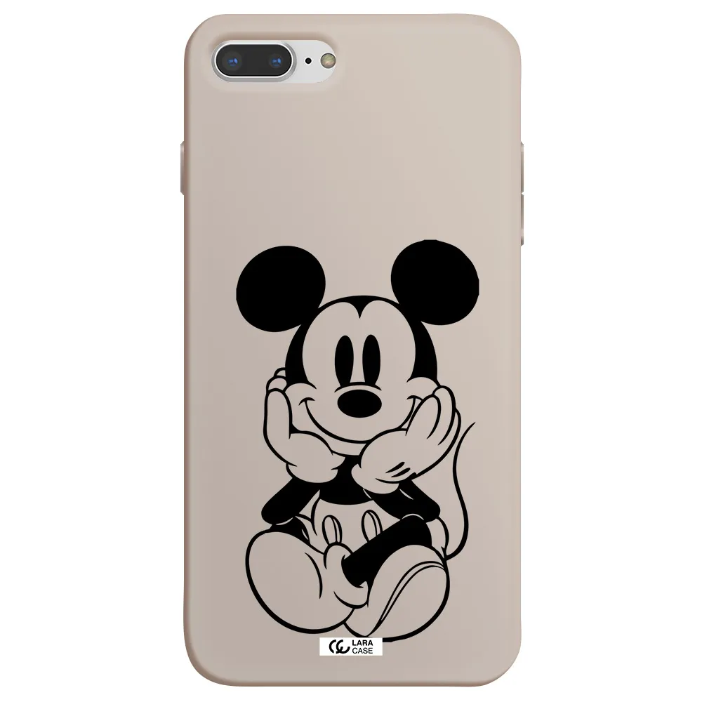 a cartoon of a mouse Apple iPhone 8 plus Silicone Stone Case
