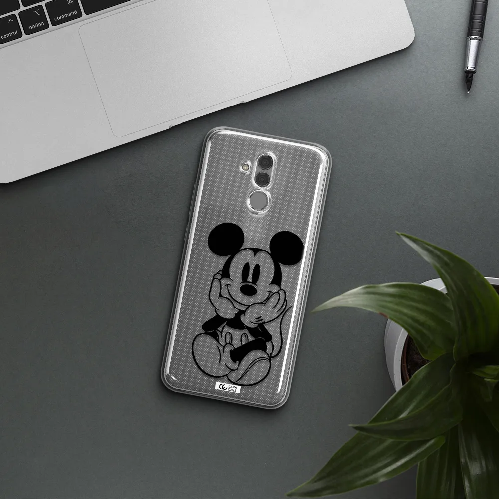 a cartoon of a mouse Huawei Mate 20 Lite Clear TPU Case