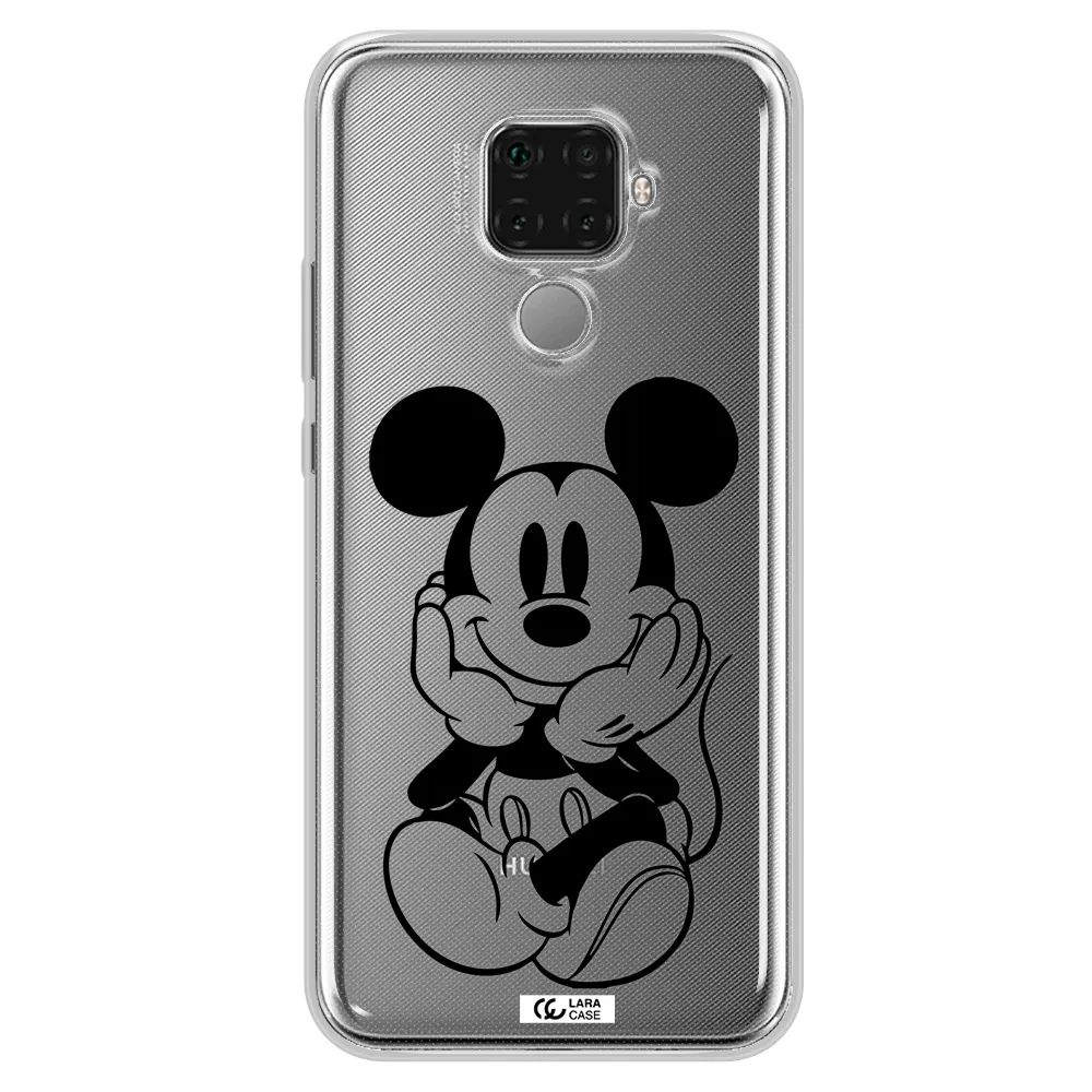a cartoon of a mouse Huawei Mate 30 Lite Clear TPU Case