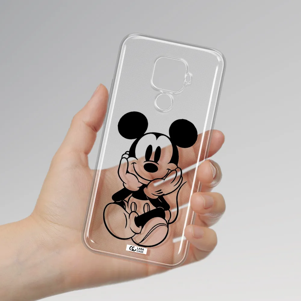 a cartoon of a mouse Huawei Mate 30 Lite Clear TPU Case