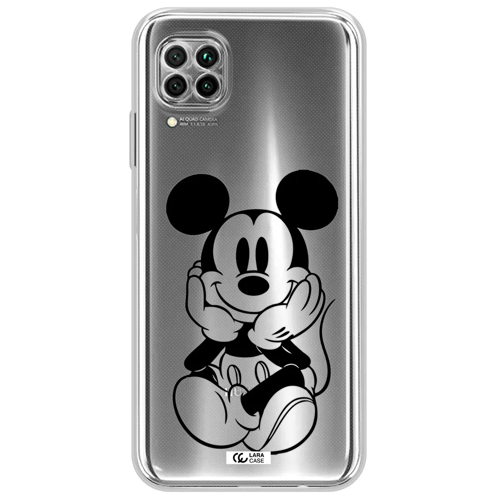 A Cartoon Of A Mouse Huawei Nova 7I Clear Tpu Case