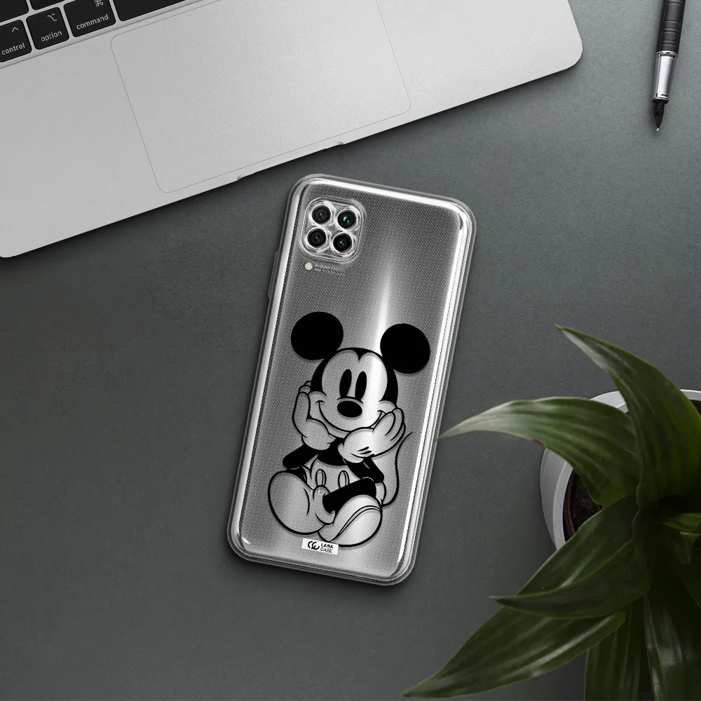 A Cartoon Of A Mouse Huawei Nova 7I Clear Tpu Case