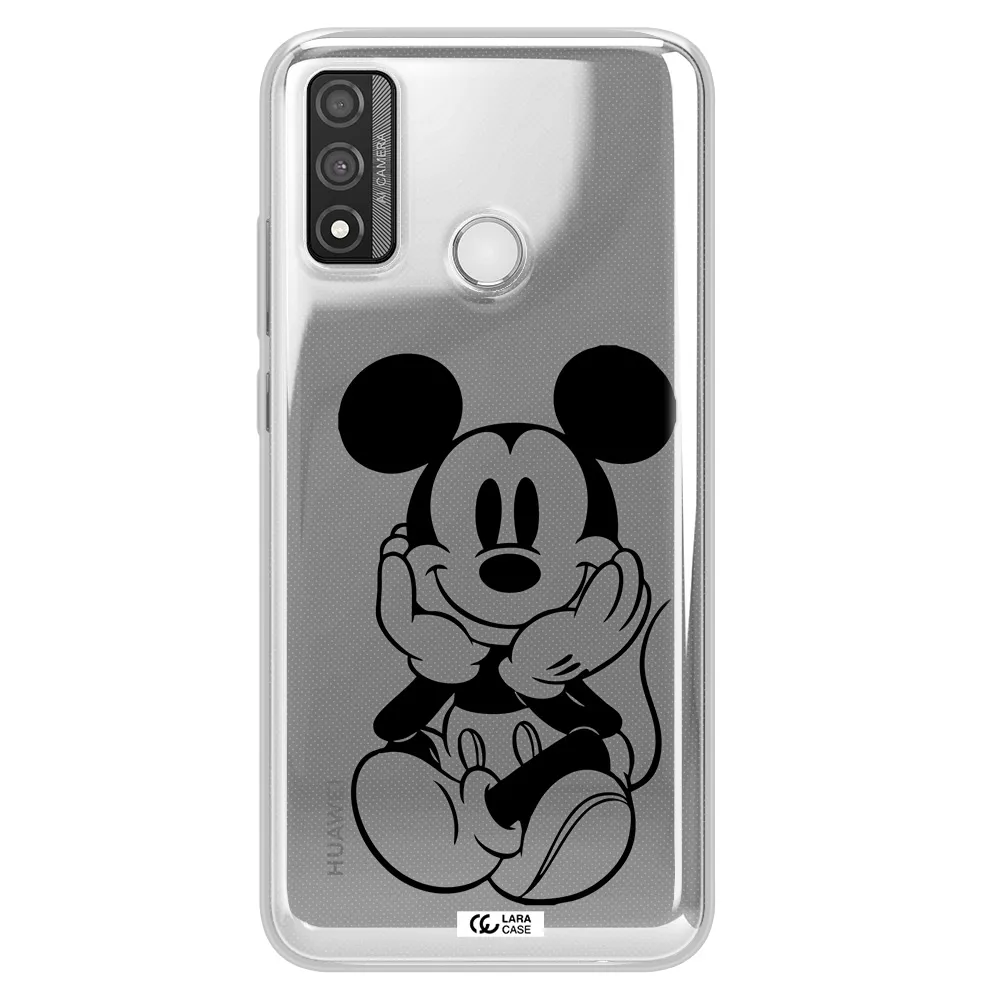 a cartoon of a mouse Huawei P Smart 2020 Clear TPU Case