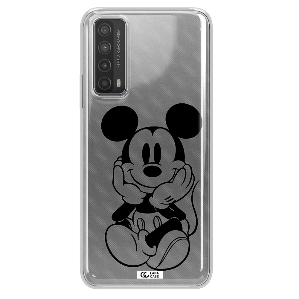 a cartoon of a mouse Huawei P Smart 2021 Clear TPU Case