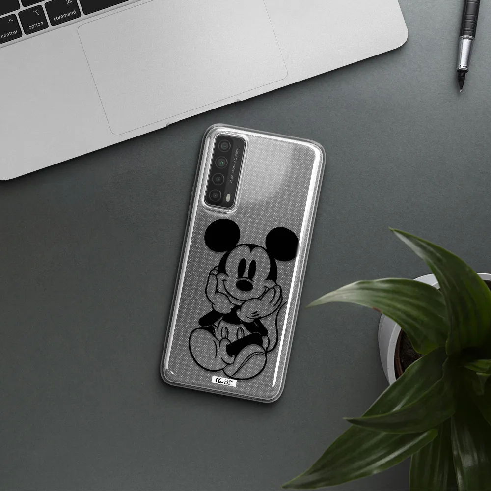 a cartoon of a mouse Huawei P Smart 2021 Clear TPU Case