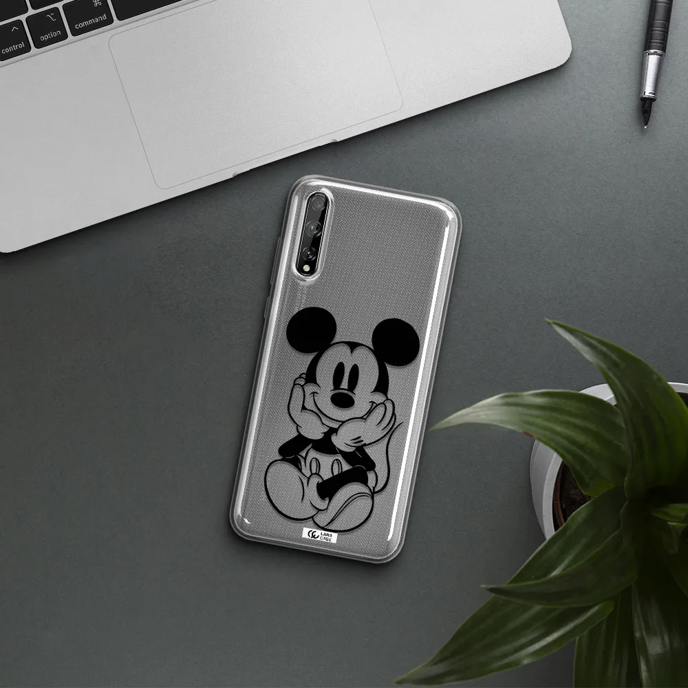 a cartoon of a mouse Huawei P Smart S Clear TPU Case