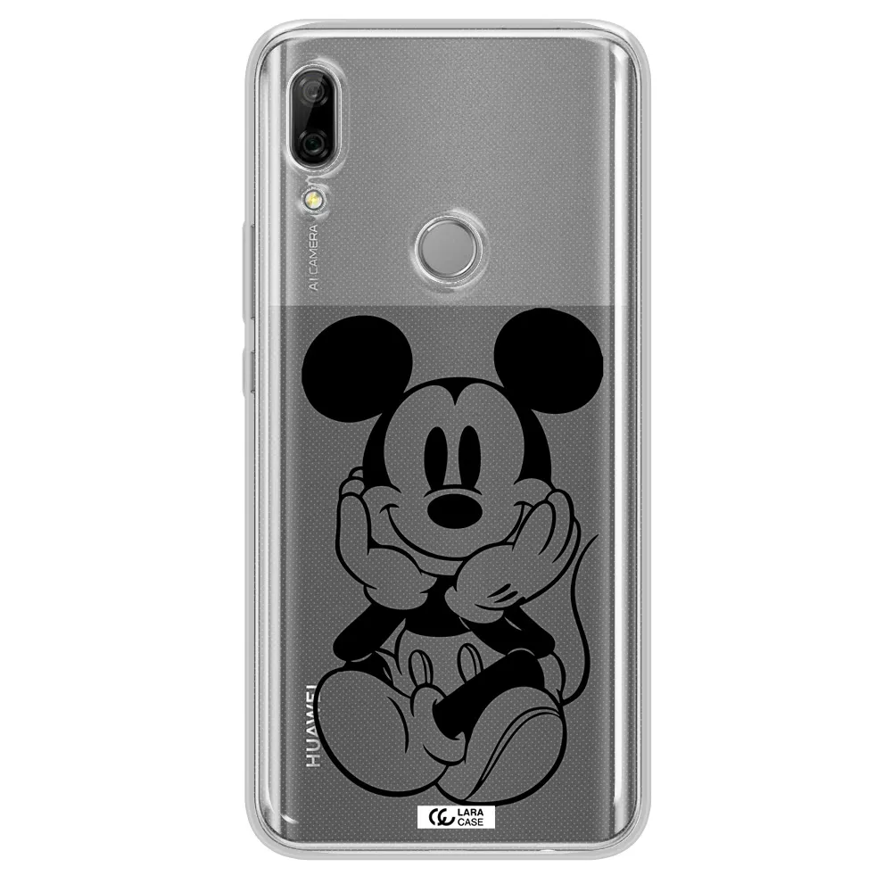 a cartoon of a mouse Huawei P Smart Z Clear TPU Case