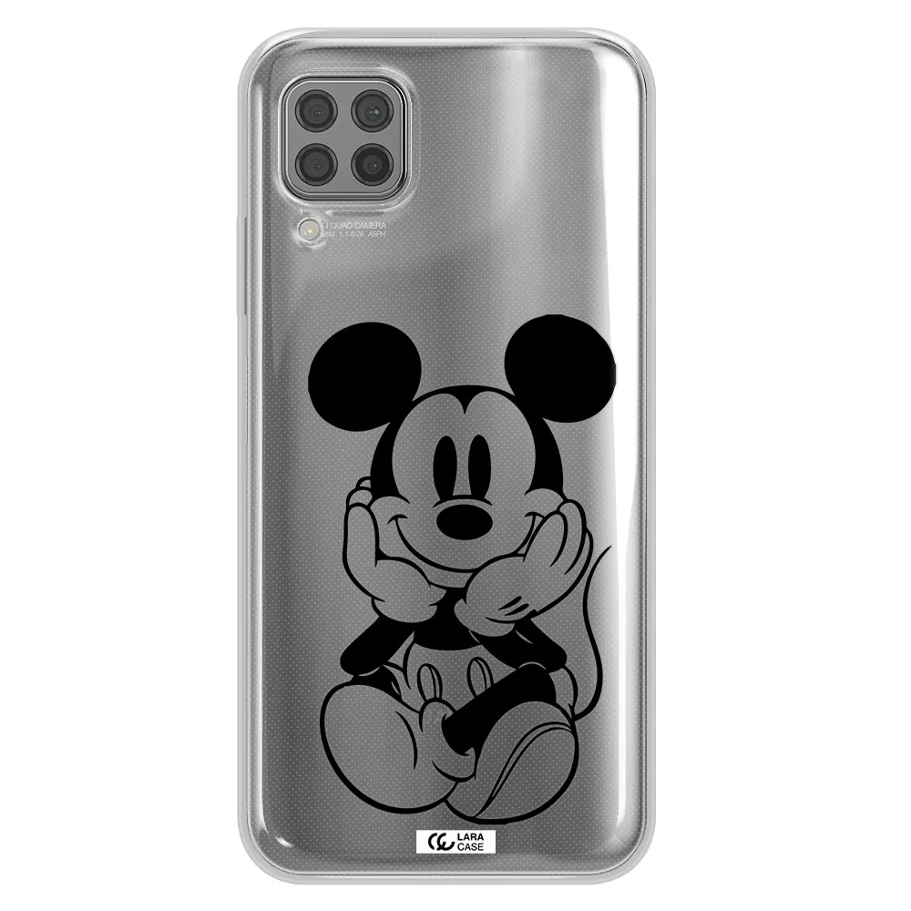 a cartoon of a mouse Huawei P40 Lite Clear TPU Case