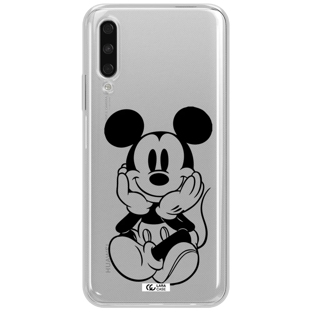 A Cartoon Of A Mouse Huawei Y9S Clear Tpu Case