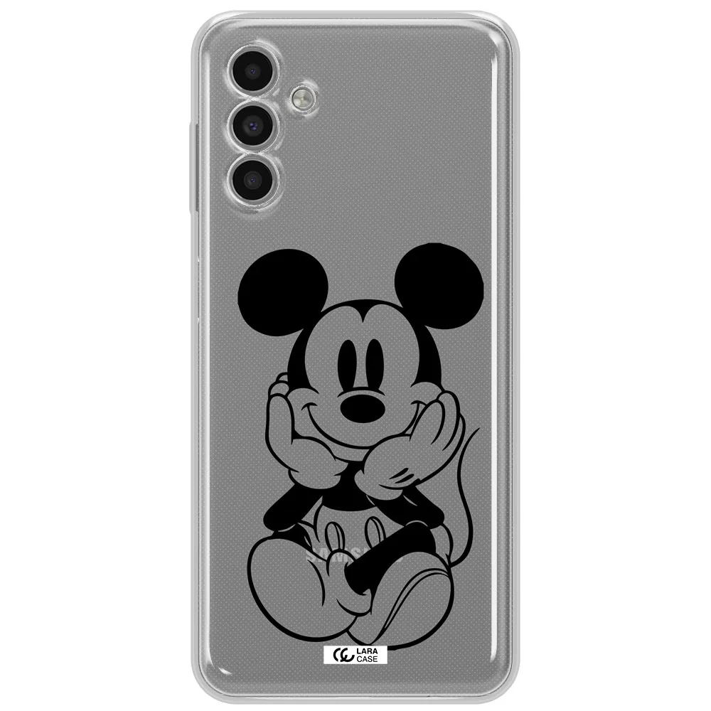A Cartoon Of A Mouse Samsung A13 5G Clear Tpu Case