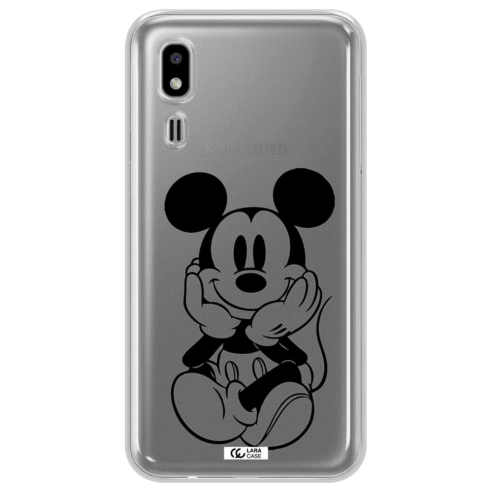 a cartoon of a mouse Samsung A2 Core Clear TPU Case
