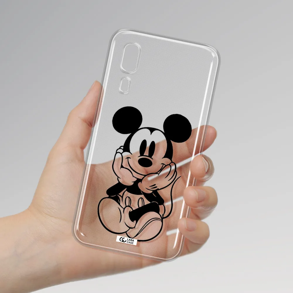 a cartoon of a mouse Samsung A2 Core Clear TPU Case