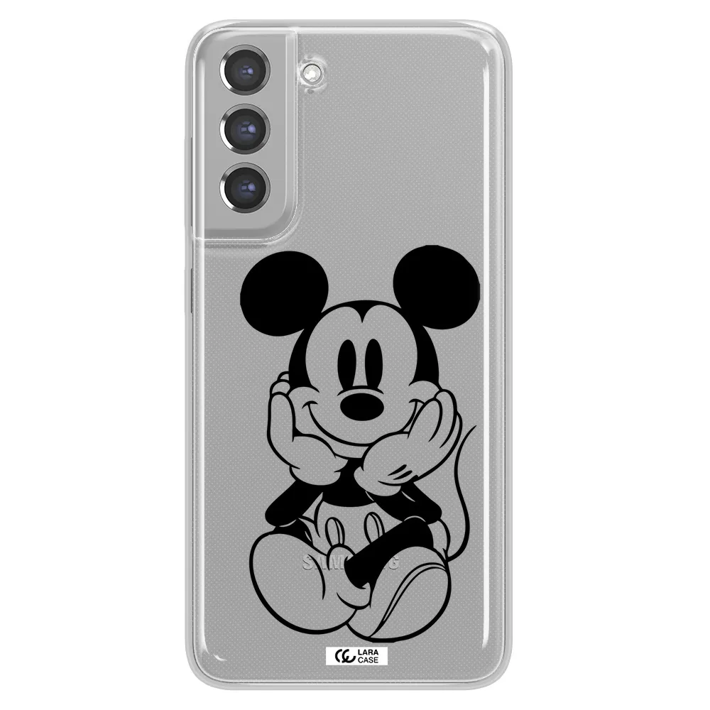 a cartoon of a mouse Samsung A21 Fe Clear TPU Case