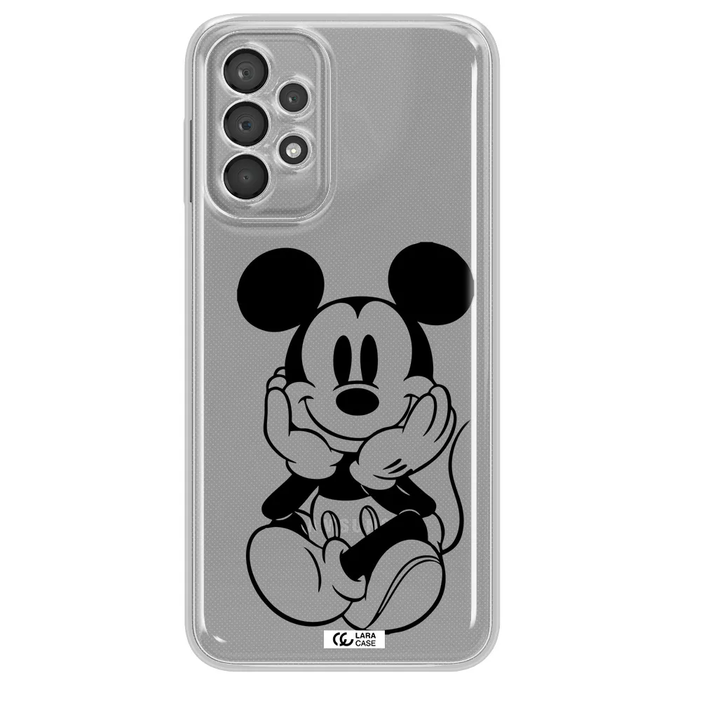 A Cartoon Of A Mouse Samsung A23 5G Clear Tpu Case