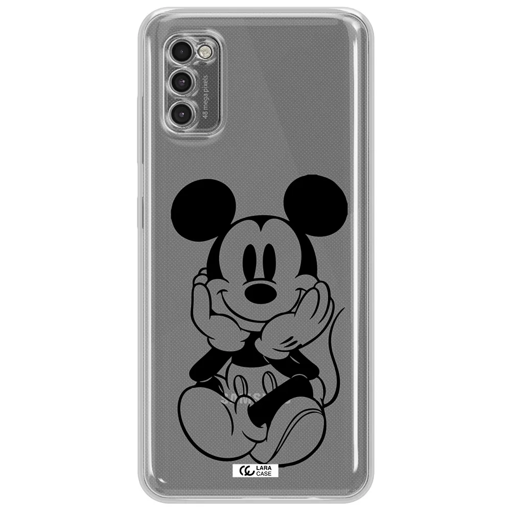 A Cartoon Of A Mouse Samsung A41 Clear Tpu Case