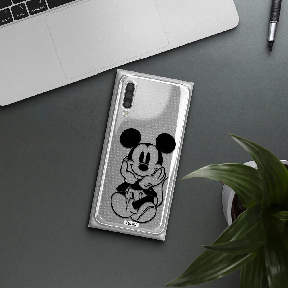 A Cartoon Of A Mouse Samsung A50S Clear Tpu Case