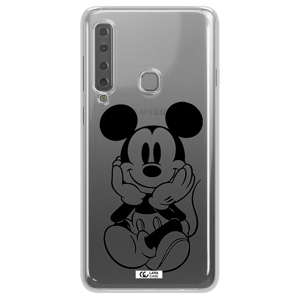a cartoon of a mouse Samsung A9 2018 Clear TPU Case