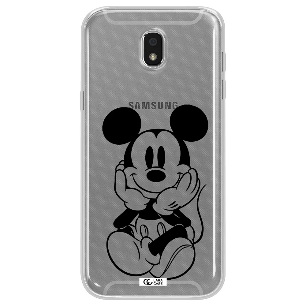a cartoon of a mouse Samsung J5 2017 Clear TPU Case