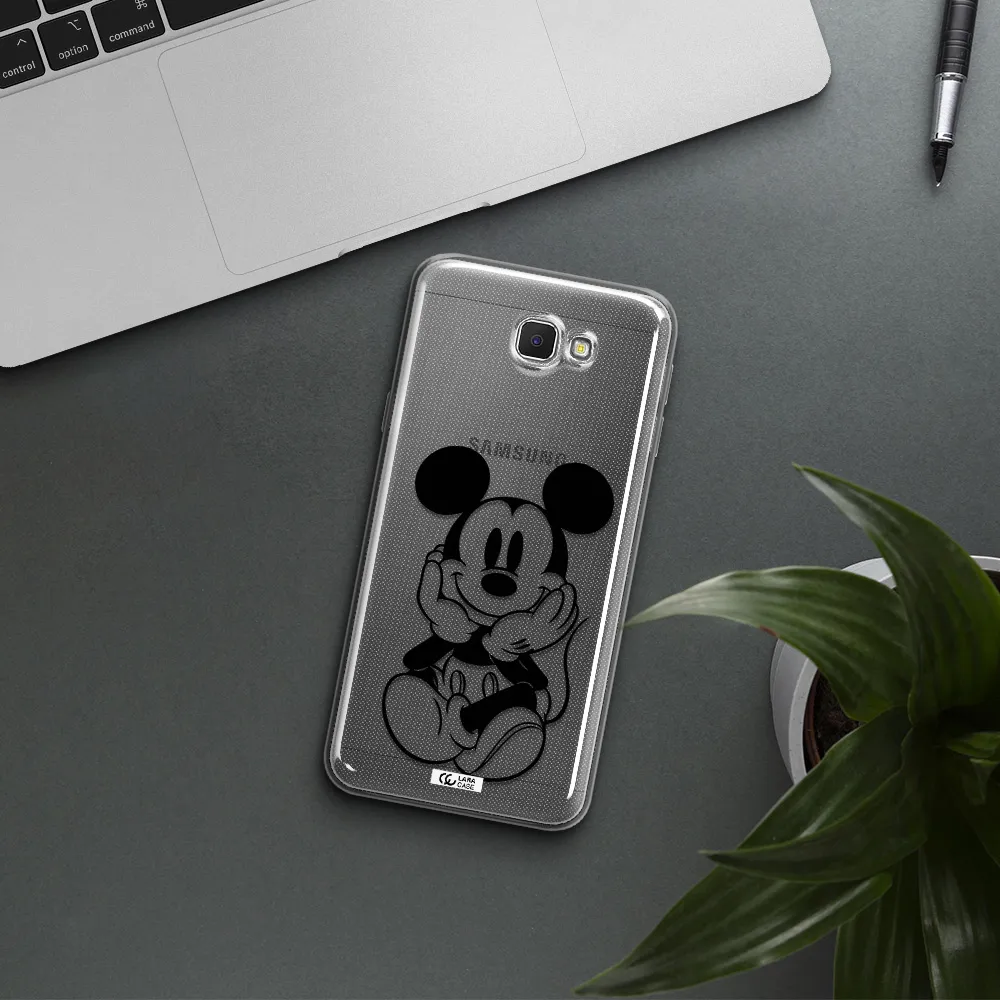 a cartoon of a mouse Samsung J5 Prime Clear TPU Case