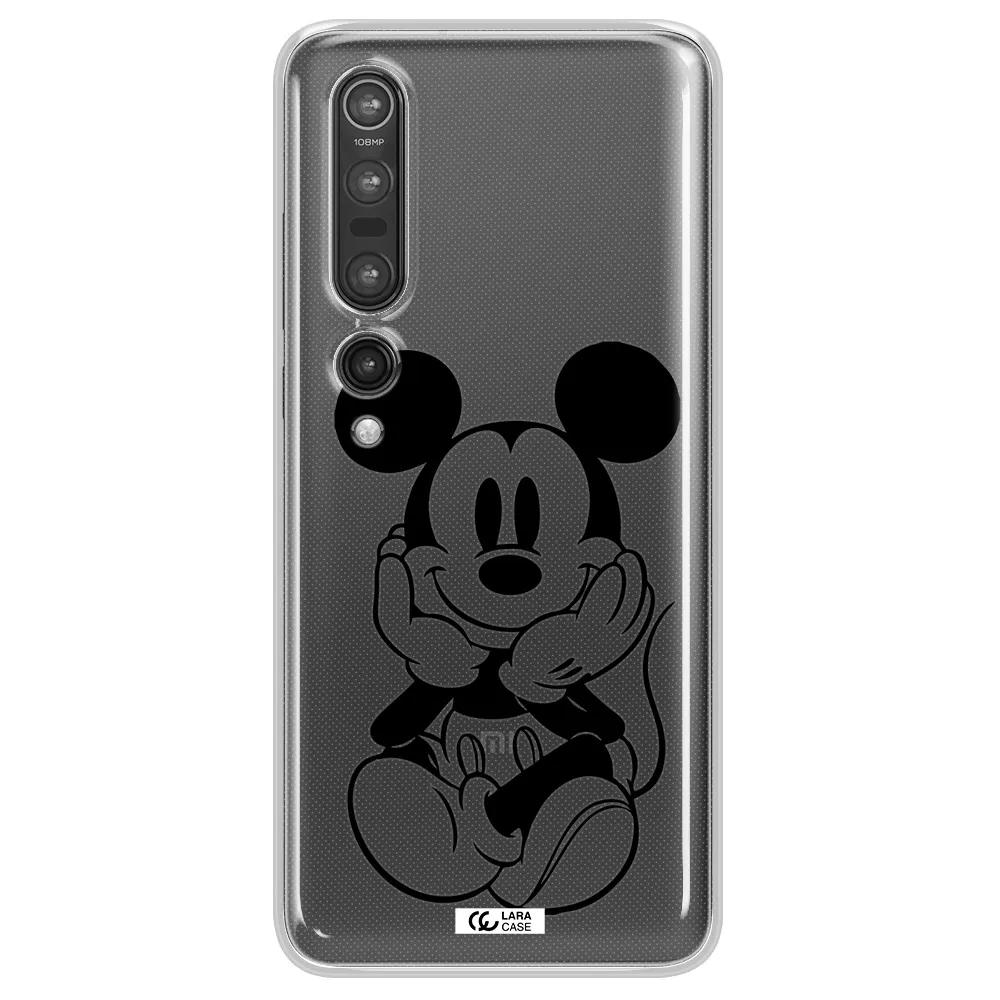a cartoon of a mouse Xiaomi Mi 10 Pro Clear TPU Case