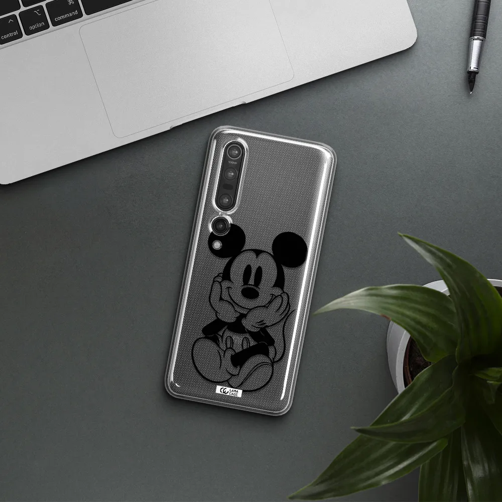 a cartoon of a mouse Xiaomi Mi 10 Pro Clear TPU Case