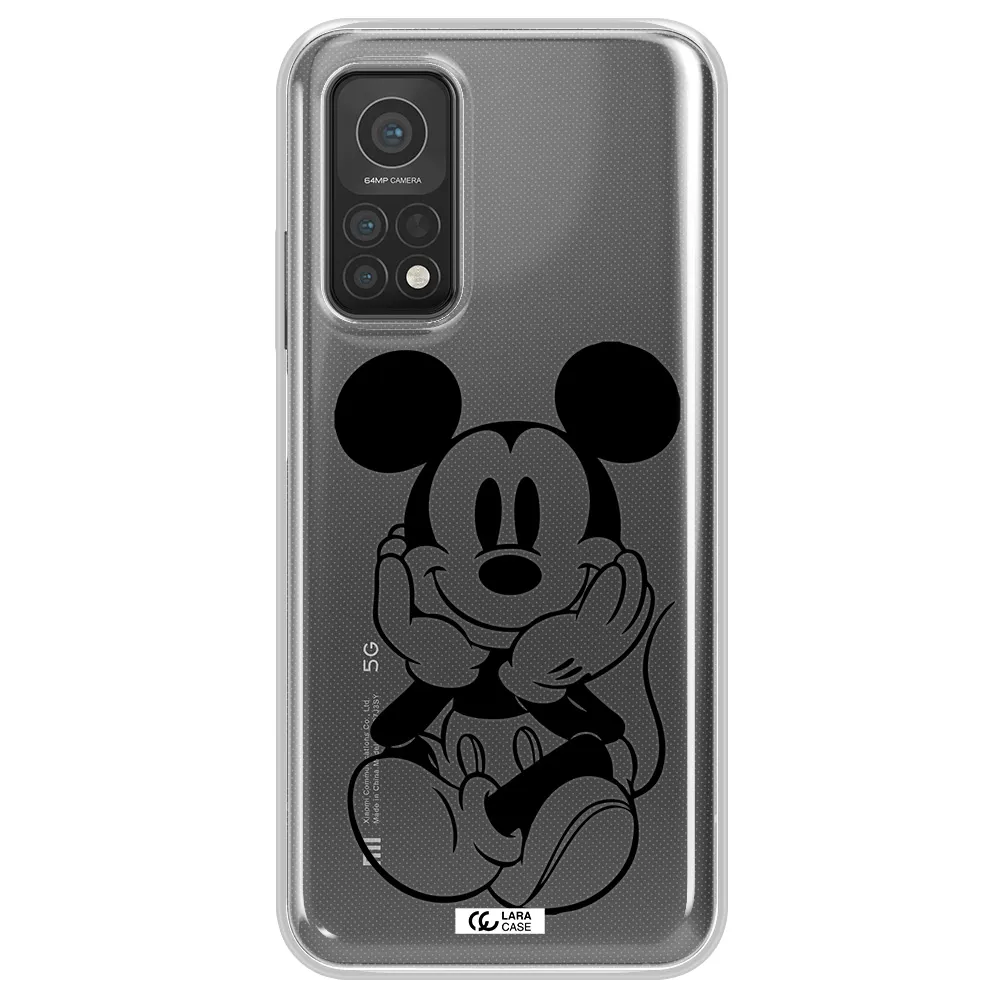 a cartoon of a mouse Xiaomi Mi 10T Clear TPU Case
