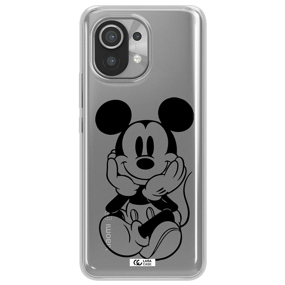 a cartoon of a mouse Xiaomi Mi 11 Clear TPU Case