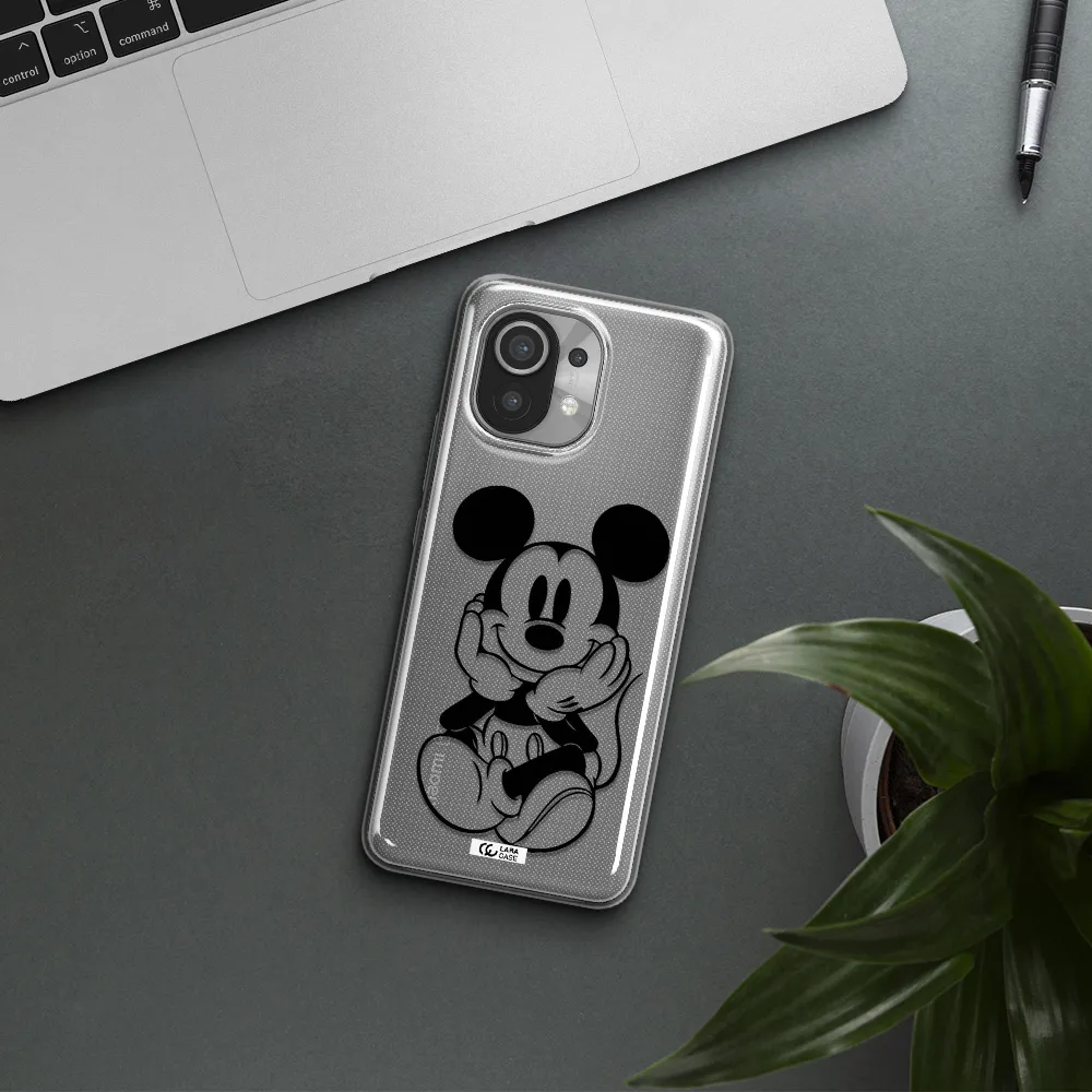 a cartoon of a mouse Xiaomi Mi 11 Clear TPU Case