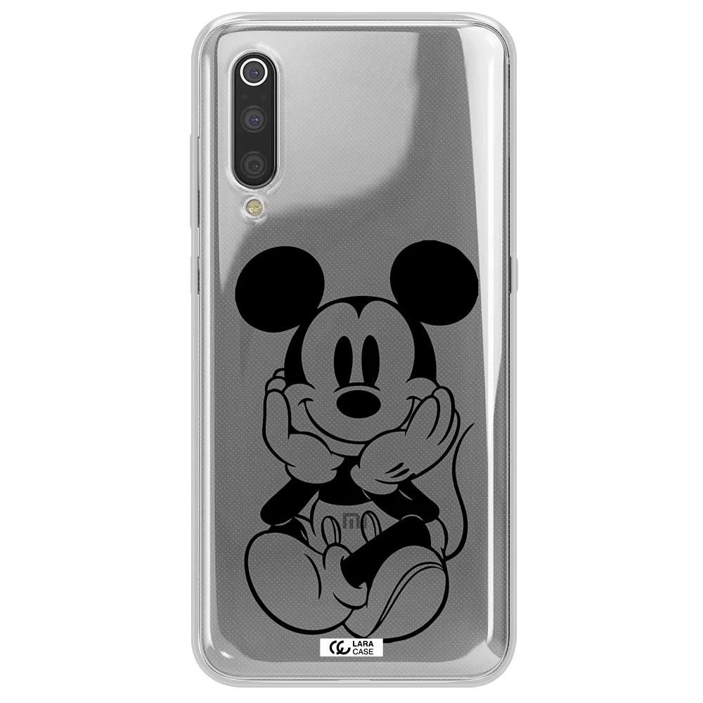 a cartoon of a mouse Xiaomi Mi 9 Clear TPU Case