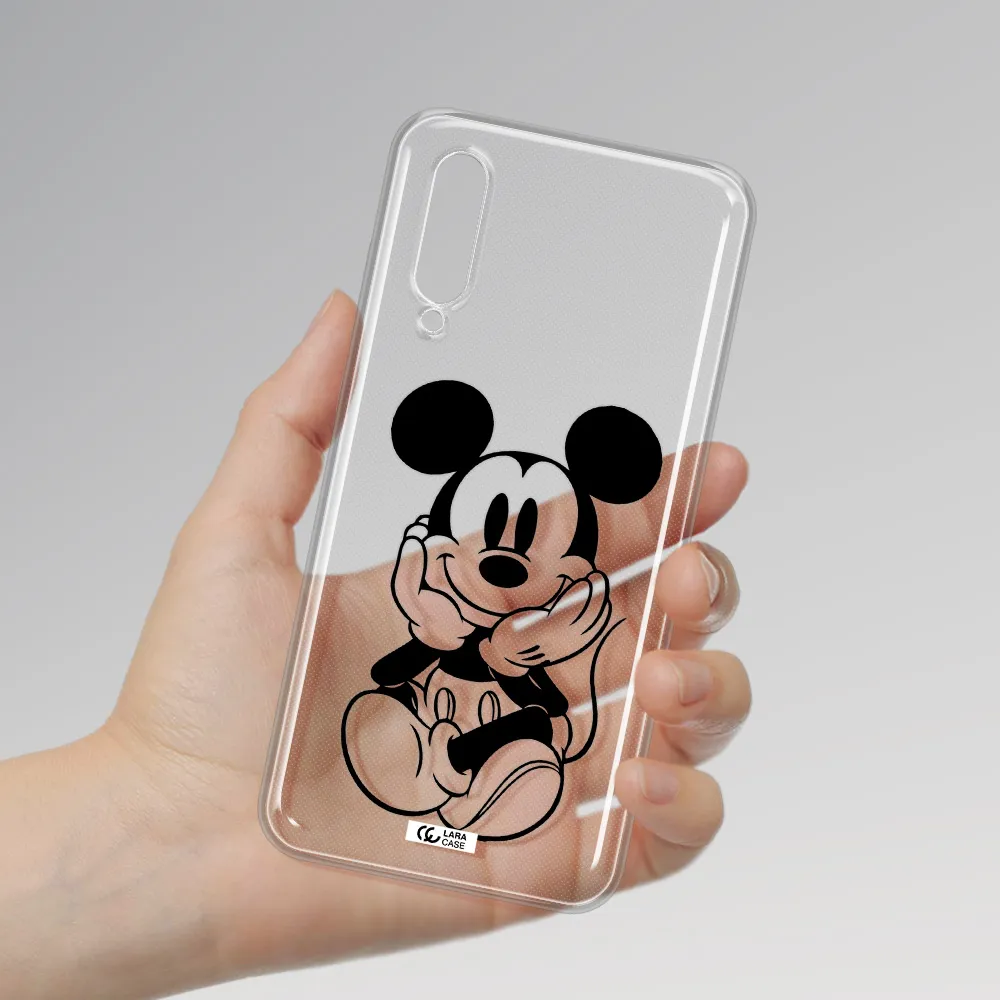 A Cartoon Of A Mouse Xiaomi Mi 9 Lite Clear Tpu Case