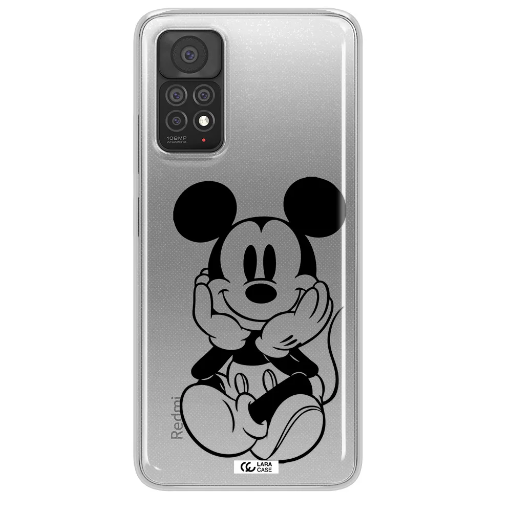 a cartoon of a mouse Xiaomi Note 11 Pro Clear TPU Case