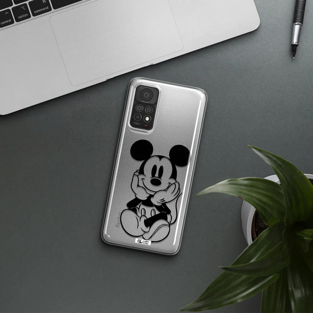 a cartoon of a mouse Xiaomi Note 11 Pro Clear TPU Case