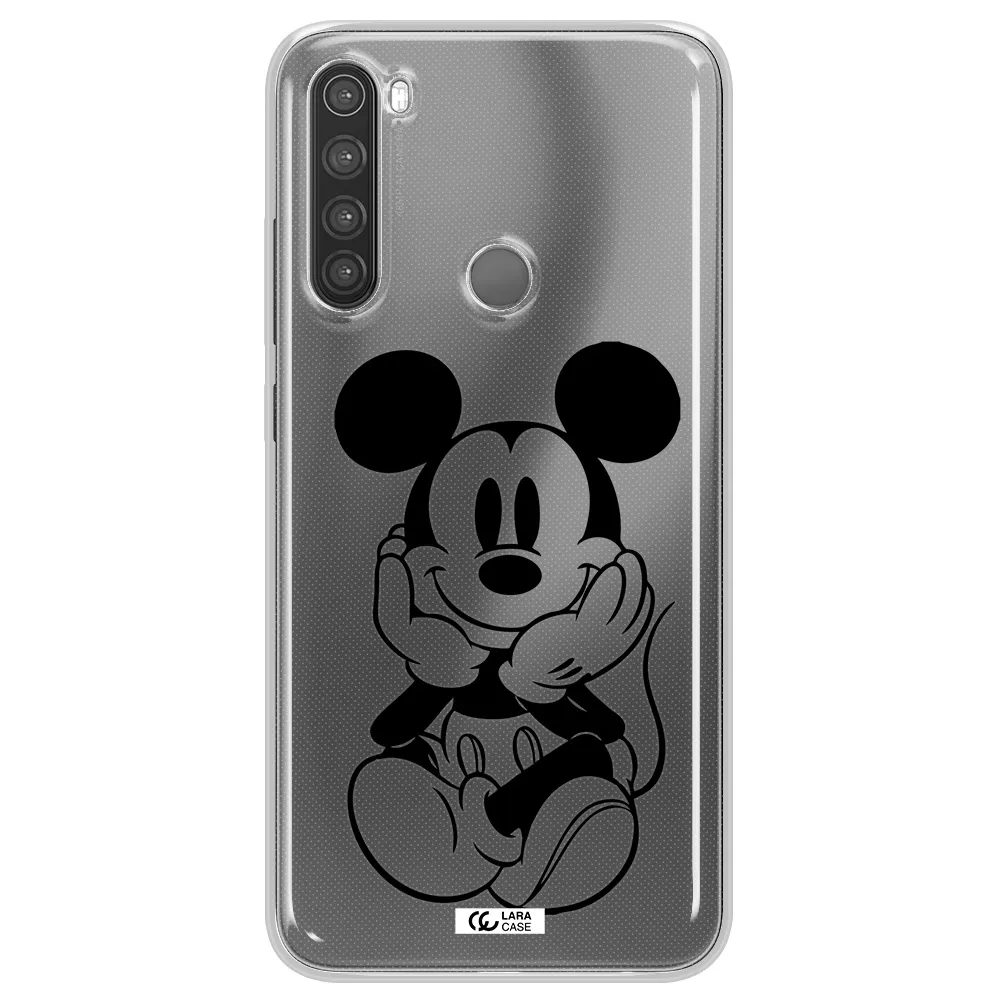 a cartoon of a mouse Xiaomi Note 8 Clear TPU Case