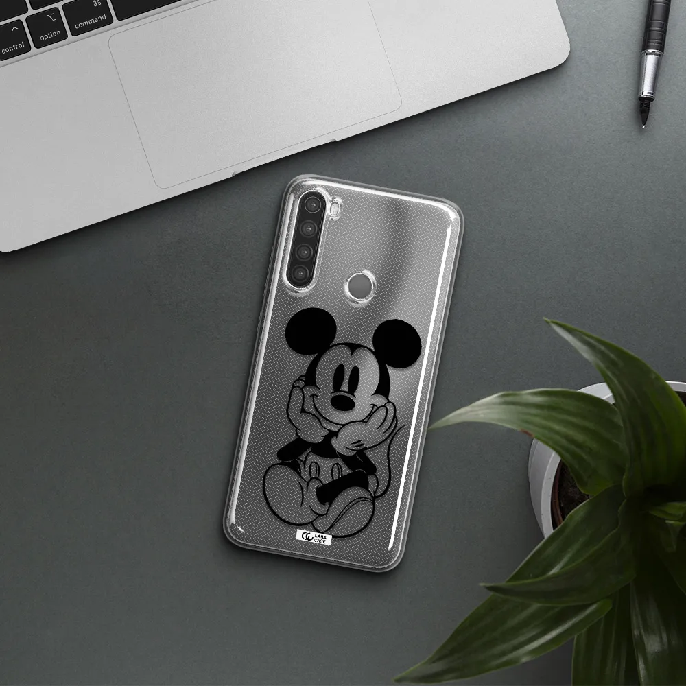 a cartoon of a mouse Xiaomi Note 8 Clear TPU Case