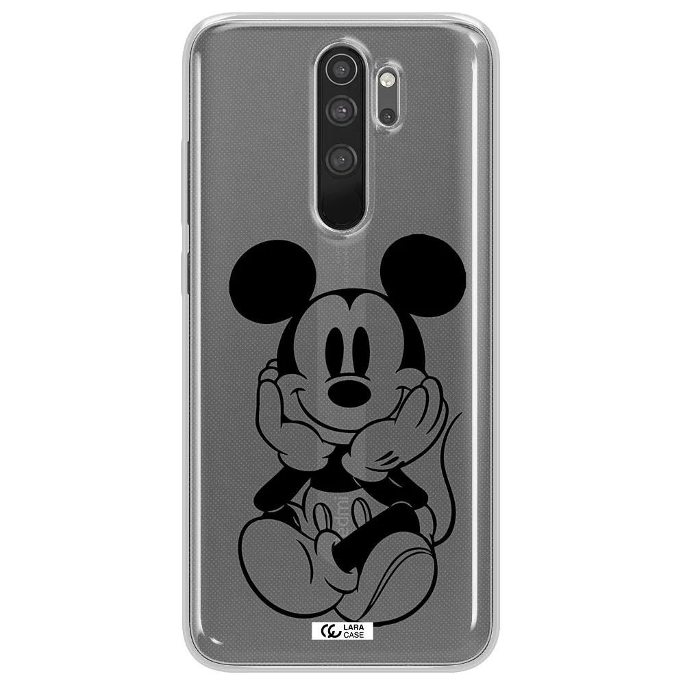 a cartoon of a mouse Xiaomi Note 8 Pro Clear TPU Case