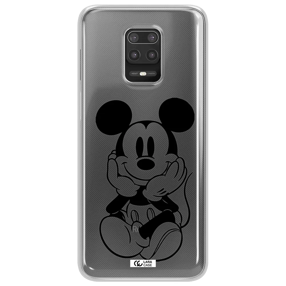 a cartoon of a mouse Xiaomi Note 9S Clear TPU Case
