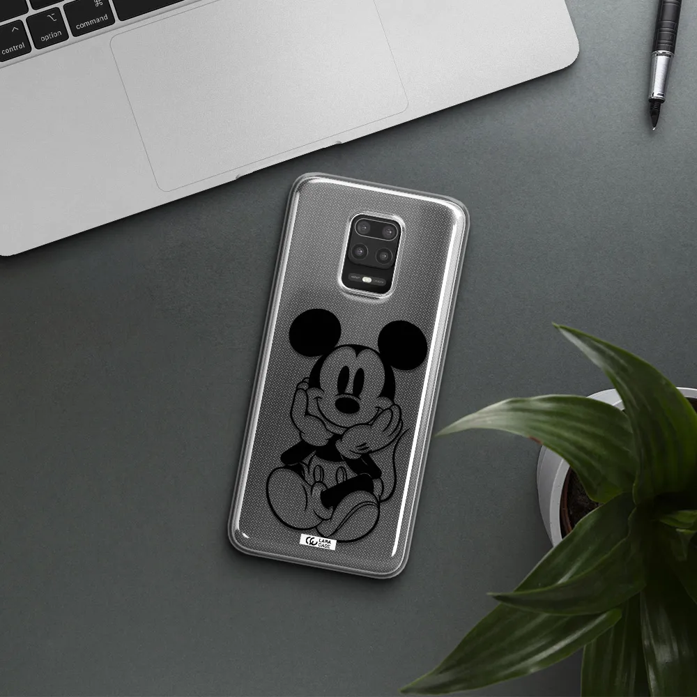 a cartoon of a mouse Xiaomi Note 9S Clear TPU Case