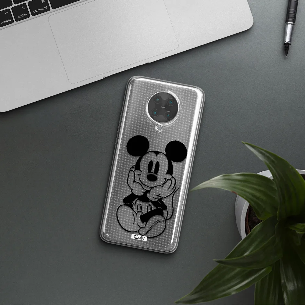 a cartoon of a mouse Xiaomi Poco F2 Pro Clear TPU Case
