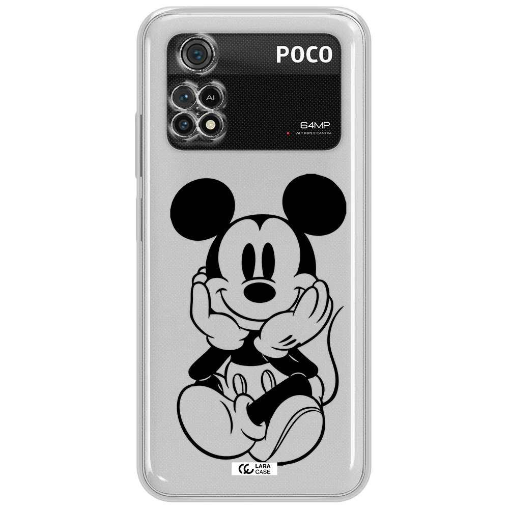 A Cartoon Of A Mouse Xiaomi Poco M4 Pro 4G Clear Tpu Case