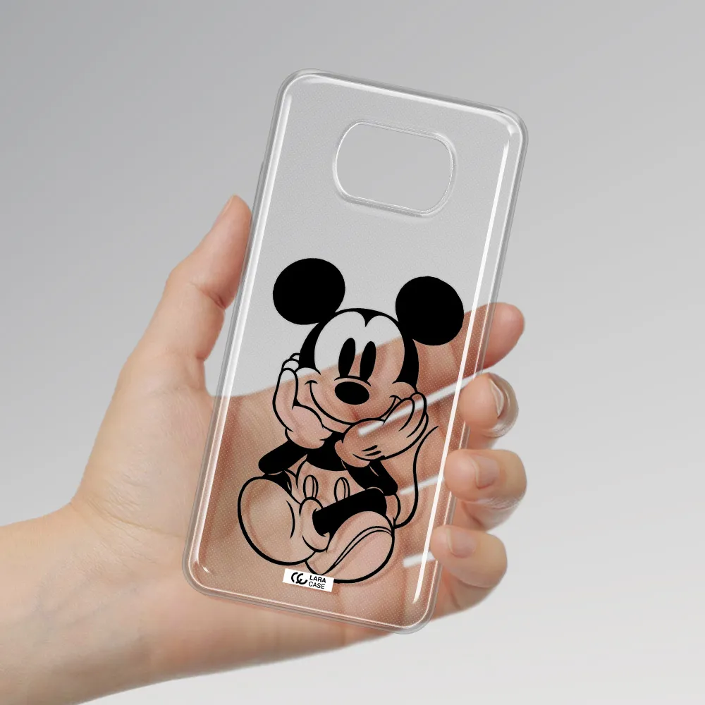 a cartoon of a mouse Xiaomi Poco X3 Clear TPU Case