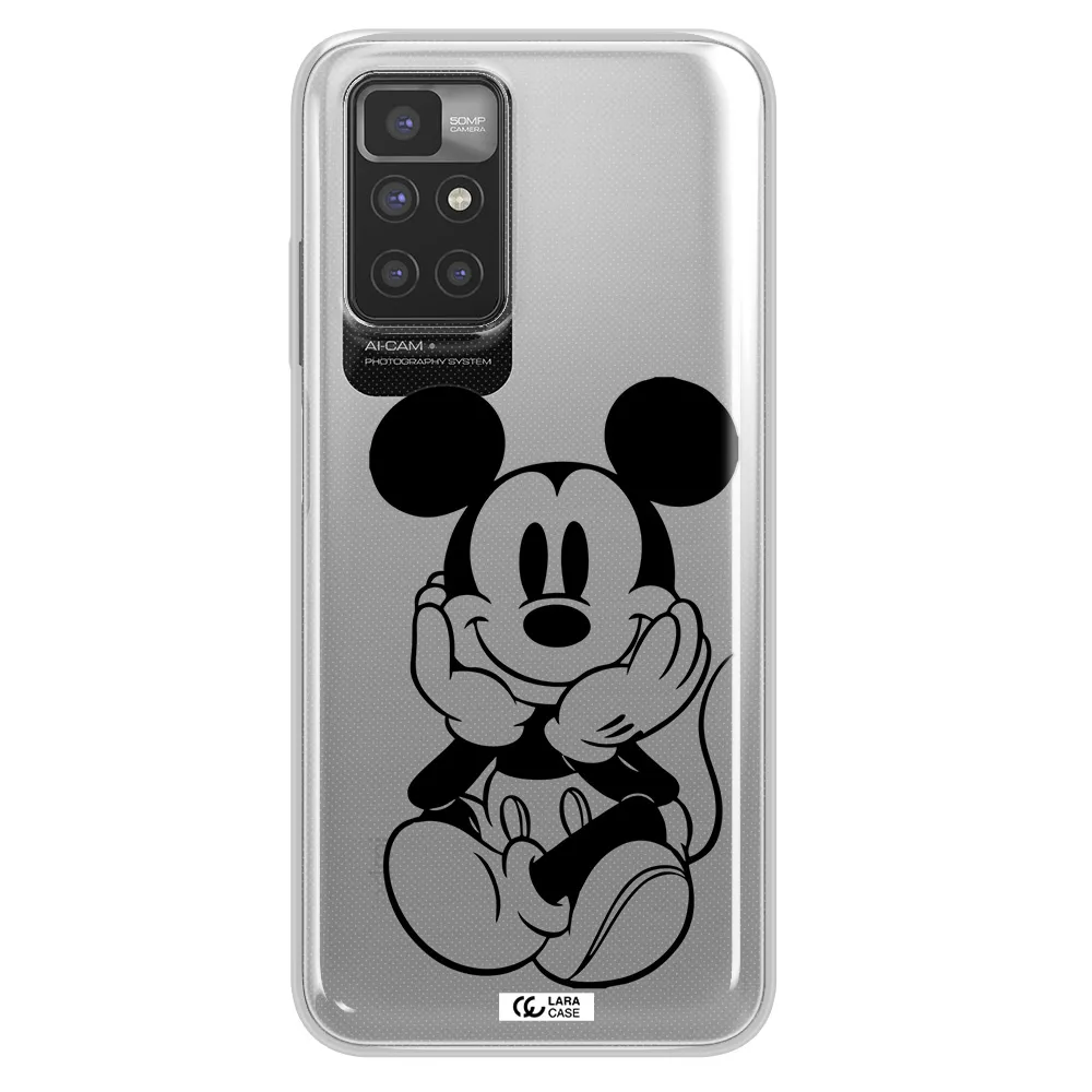 a cartoon of a mouse Xiaomi Redmi 10 Clear TPU Case