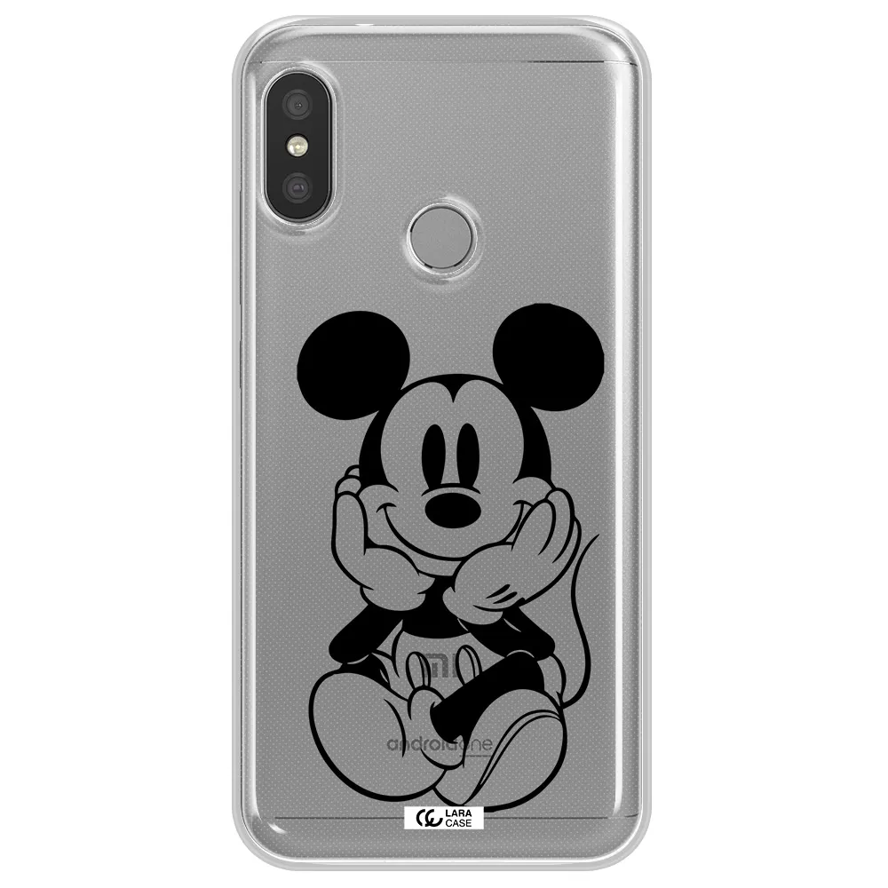 a cartoon of a mouse Xiaomi Redmi 6 Pro Clear TPU Case