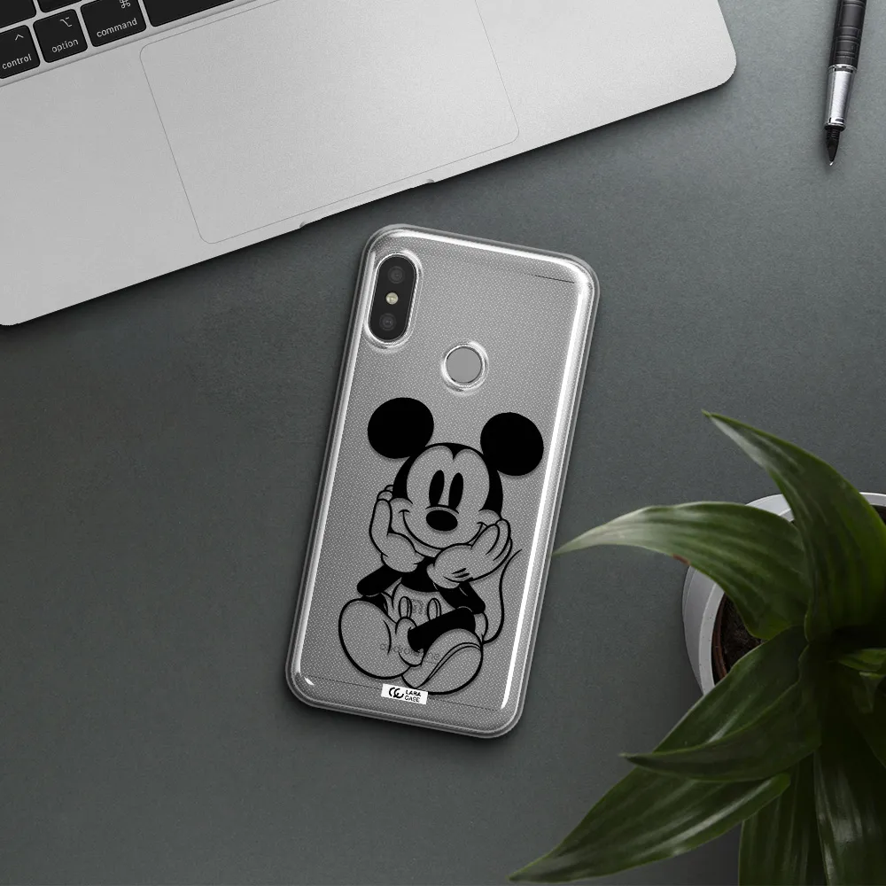 a cartoon of a mouse Xiaomi Redmi 6 Pro Clear TPU Case