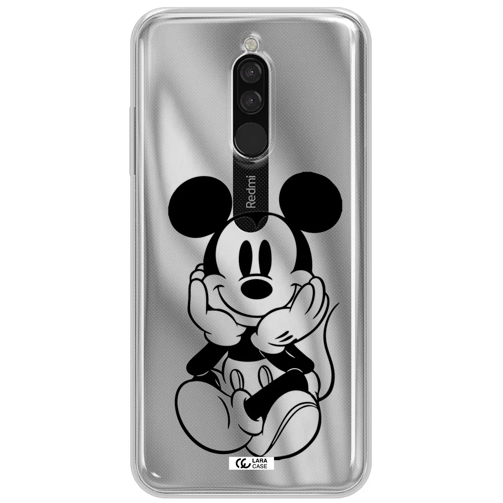 A Cartoon Of A Mouse Xiaomi Redmi 8 Clear Tpu Case